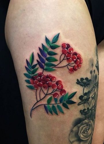 33 Bold Color Tattoo Ideas