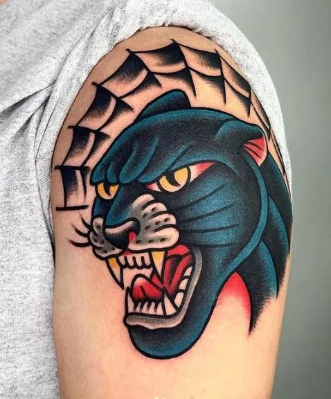 30 Panther Tattoo Ideas for Men and Women Traditional, Neo Traditional, Pink, Black Ink