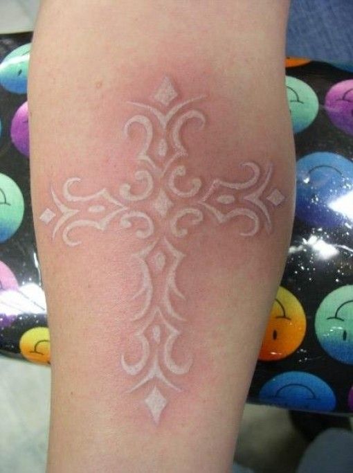 27 White Tattoo Ideas for Women and Men Aesthetic Designs on Dark Skin and More