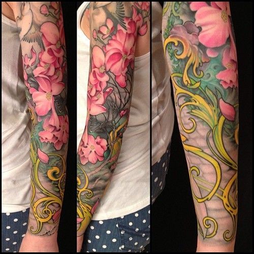 22 Creative Sleeve Tattoo Ideas for Women