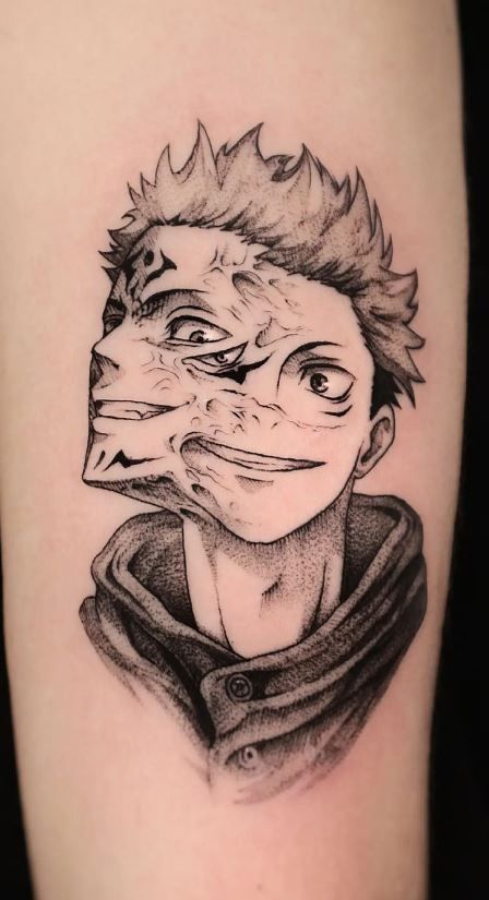 29 Unique Sukuna Tattoo Designs to Try on Your Arms, Hands, Face, Back, Legs, or Signified Parts in