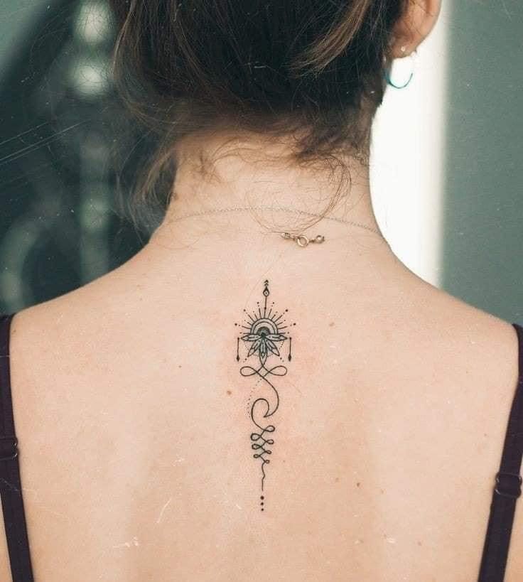 26 Unalome Tattoo Ideas with Lotus, Om and Spiritual Meaning Symbols