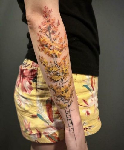 Explore 20 Unique Tree Tattoo Designs for : Symbolism & Artistry in Nature-Inspired Tattoos