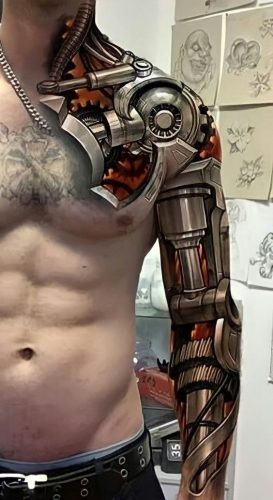 Explore Top 18 Biomechanical Tattoo Ideas for : Unleash Your Inner Cyborg with These Stunning Designs