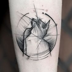 17 Line Art Cat Tattoo Ideas
