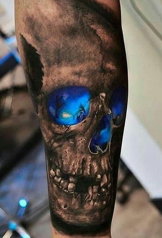 Explore 18 Realistic Skull Tattoos for Men & Women – Top Design Ideas & Stencil Art