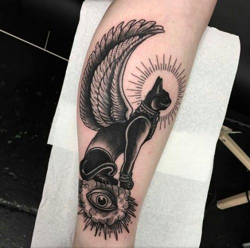 25 Black Cat Tattoos Ideas and Inspiration