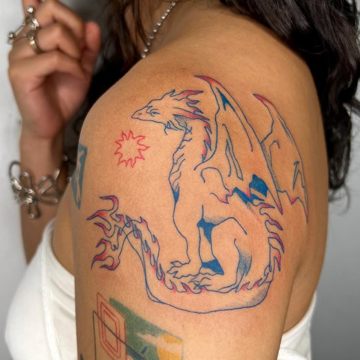29 Dragon Tattoo Ideas for Men and Women Abstract, Realistic, Shoulder and Arm Designs