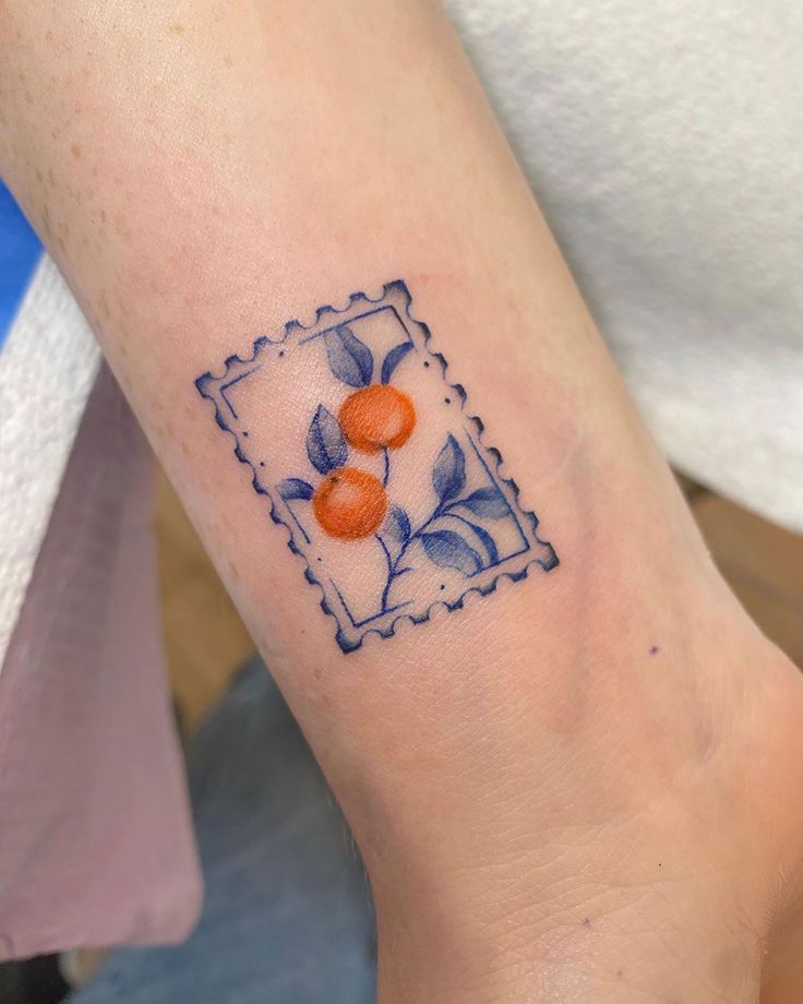 30 Unique Stamp Tattoo Ideas with Travel, Floral, Vintage, Fine Line, and Matching Postage Designs