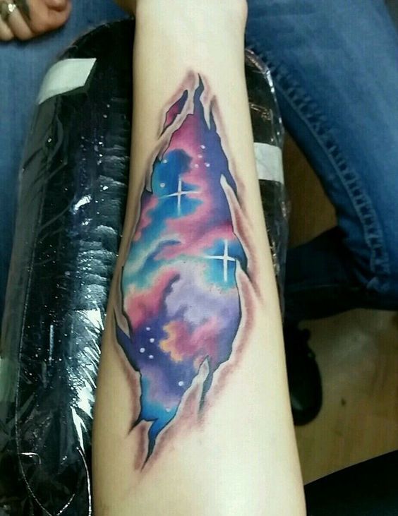 27 Space Tattoo Ideas for Women and Men Galaxy Sleeve Designs, Minimalist Forearm Art