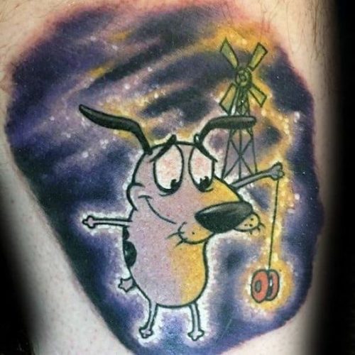 18 Courage the Cowardly Dog Tattoo Ideas