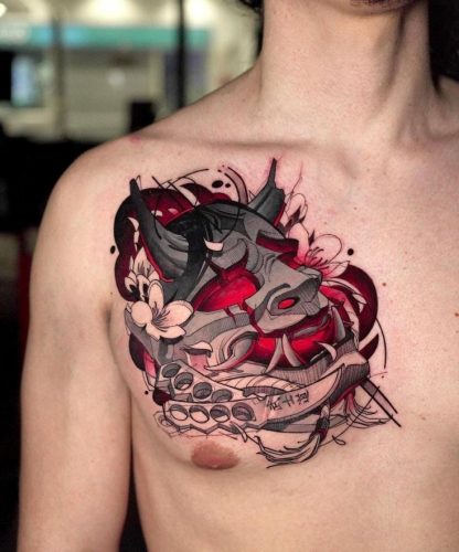 Explore 21 Samurai Mask Tattoo Ideas for : Discover Designs from Fierce to Floral