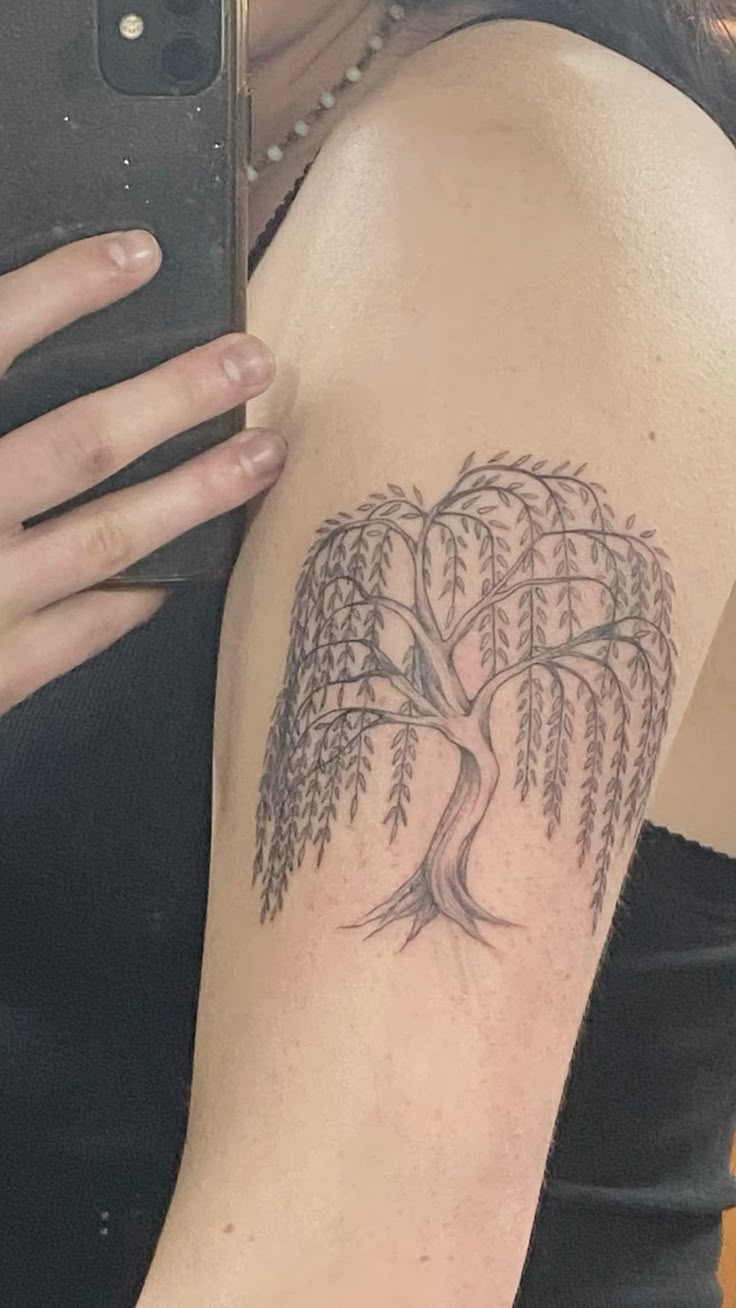 28 Willow Tree Tattoo Ideas: Graceful Designs Filled with Emotion, Meaning, and Quiet Strength