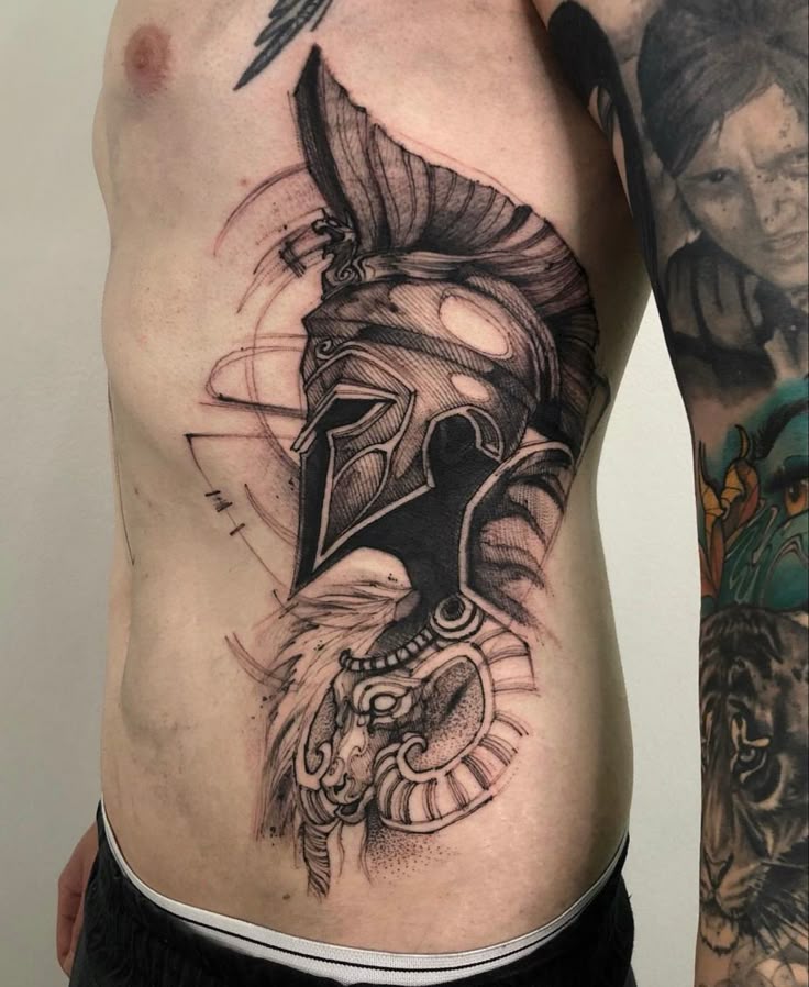27 Spartan Tattoo Ideas Bold Sleeve, Chest, Leg & Forearm Designs