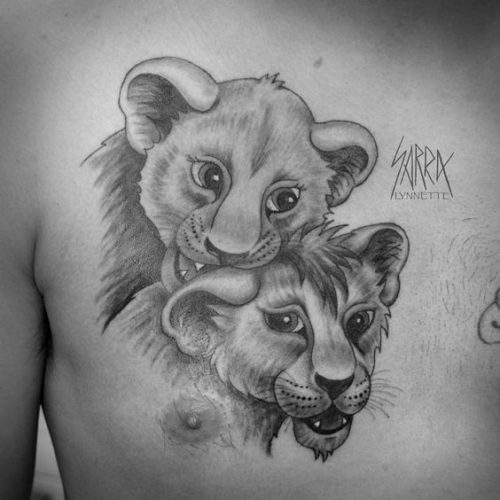 Celebrate the Pride: 24 Lion Family Tattoo Ideas
