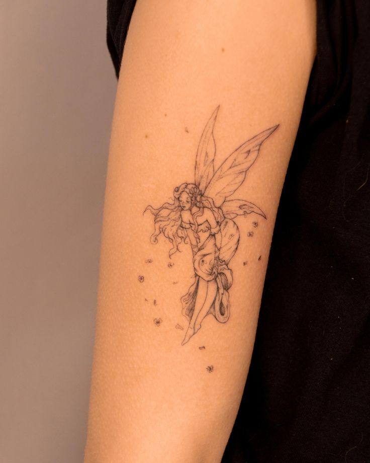 27 Fairy Tattoo Designs : Spiritual, Gothic, Fineline & Uncommon Ideas