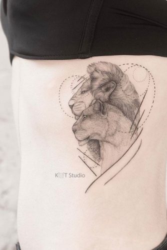 Celebrate the Pride: 24 Lion Family Tattoo Ideas