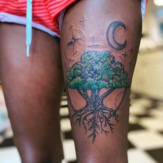25 Colorful Tattoo Ideas for Dark Skin Tones