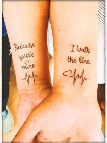19 Matching Couple Tattoo Ideas
