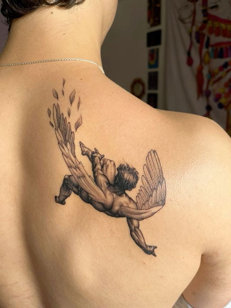 Wings Tattoo 28 Ideas: Stunning Angel, Phoenix, Icarus, Back, Arm & Chest Designs