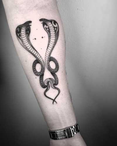 20 Celebrating with Symbolic Snake Tattoos