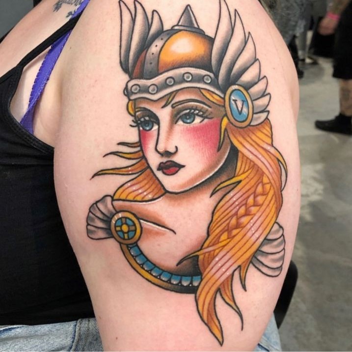 27 Norse Mythology Tattoo Valkyries Ideas Featuring Female Warriors & Symbolic Designs