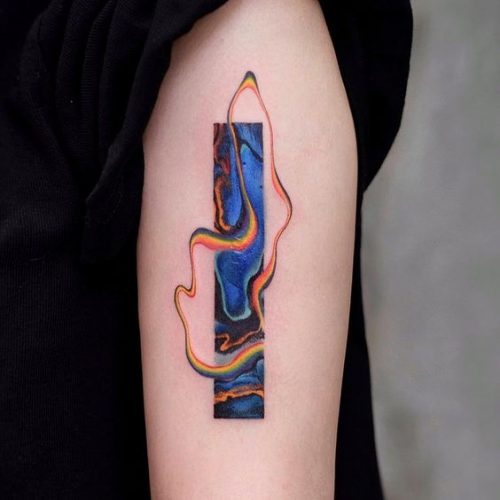 Explore 20 Striking Abstract Line Tattoo Designs for  &#8211; Get Inspired Today!