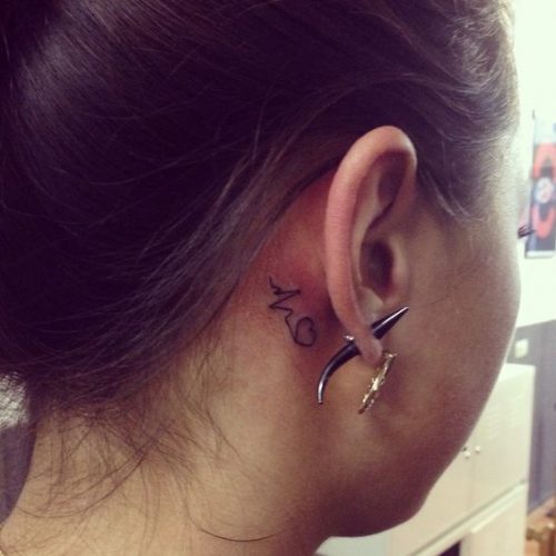 17 Unique Dog Tattoo Ideas for Ears