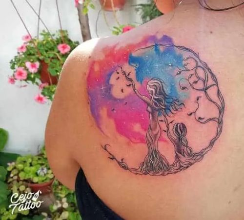 Embracing Roots and Wings: 20 Mother Tree Tattoo Ideas for