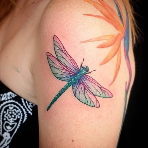 Discover 24 Ideas Unique Dragonfly Tattoo Designs for