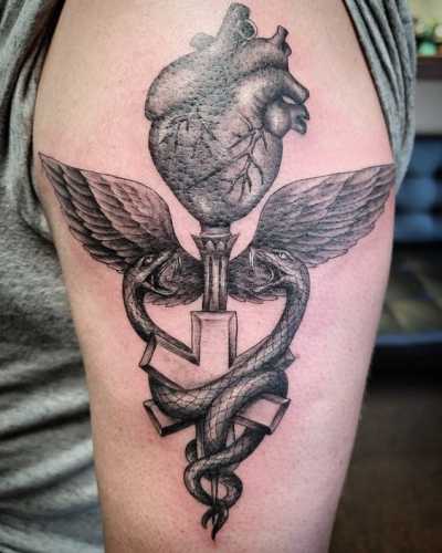 27 Caduceus Tattoo Ideas