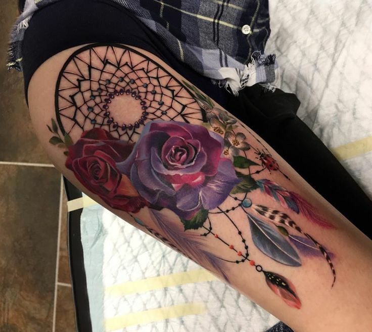 25 Designs for Dream Catcher Tattoos for Women and Men and Traditional Styles
