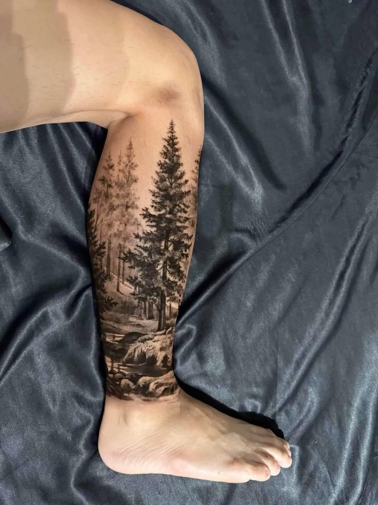 26 Forest Tattoo Designs for Men and Women | Small, Meaningful, First Tattoo Ideas