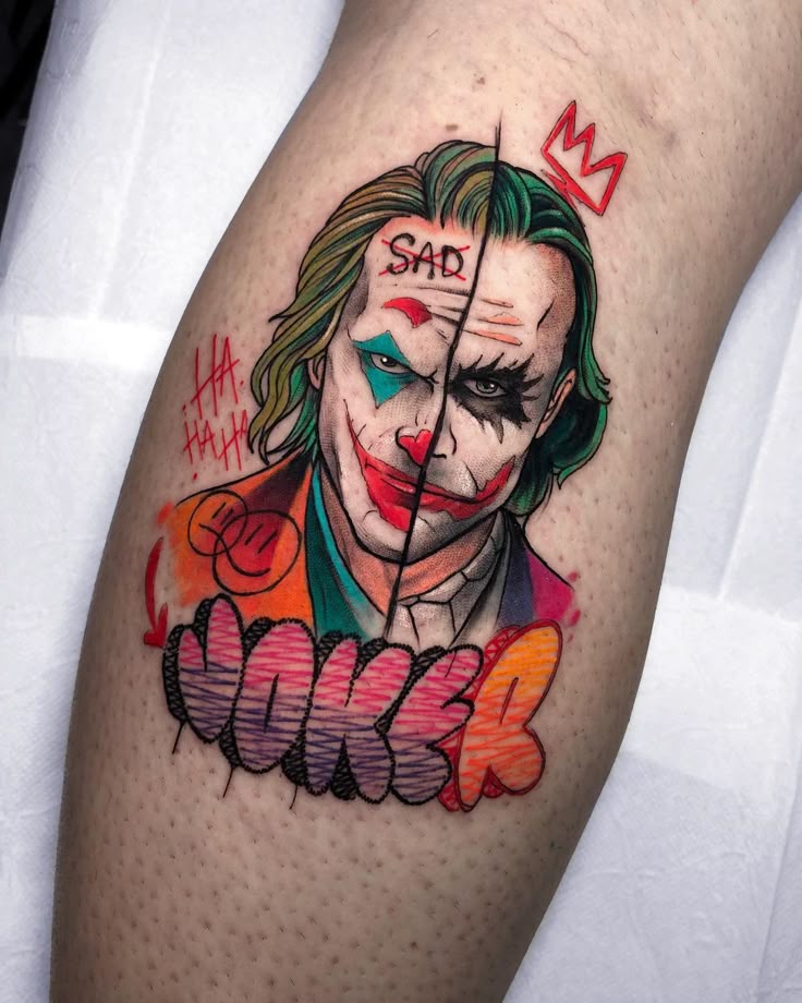 27 Joker Tattoo : Wild Ink, Iconic Chaos & Bold Character Art
