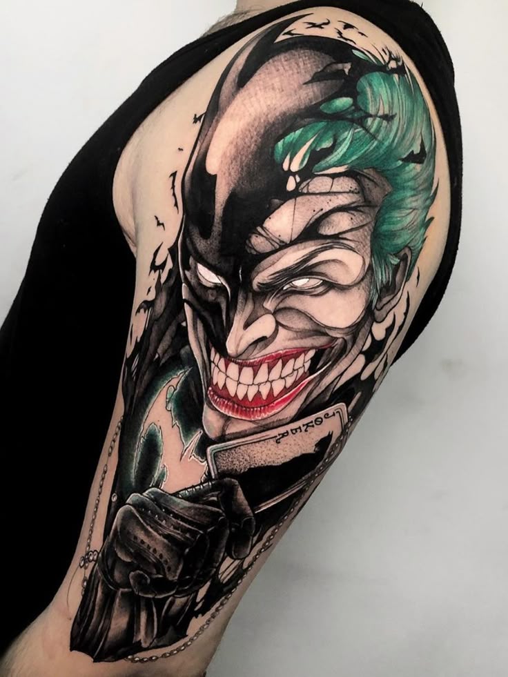 27 Joker Tattoo : Wild Ink, Iconic Chaos & Bold Character Art
