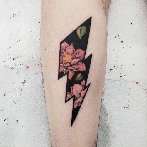 Unleash the Storm: 18 Striking Lightning Bolt Tattoo Designs for Electrifying Expression in