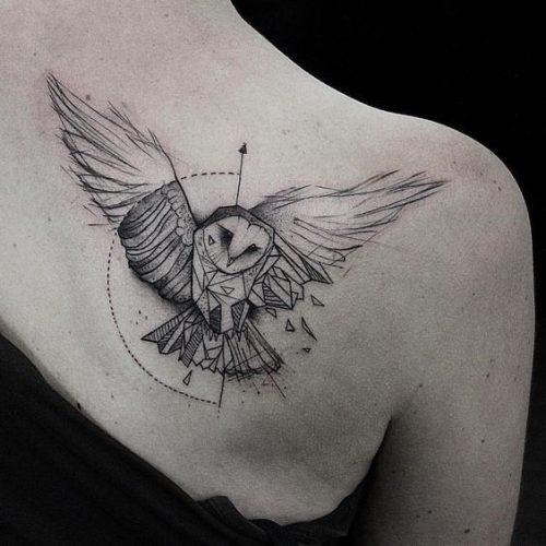 Discover 18 Stunning Geometric Bird Tattoo Designs for : Artistic Ideas for Men and Women