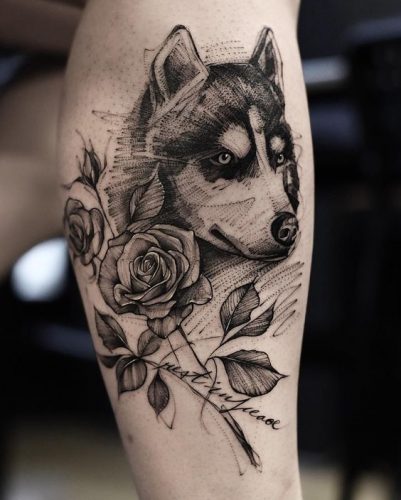 20 Husky Tattoo Ideas for