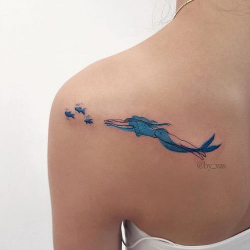 Discover Enchanting Small Mermaid Tattoos – Top 15 Designs for a Magical