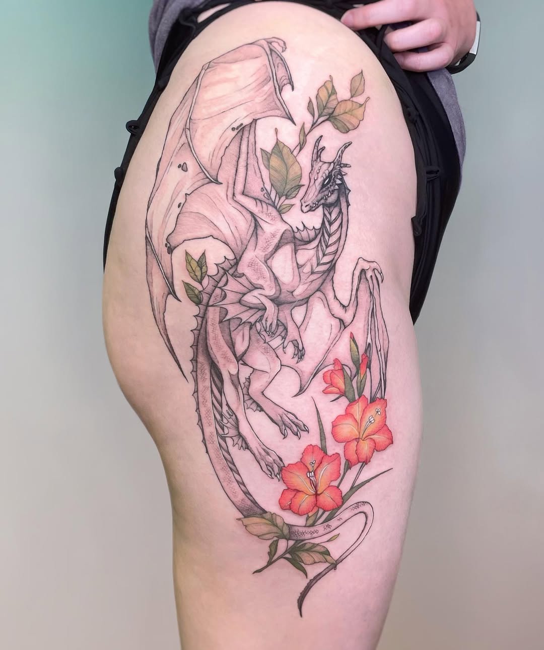 25 Gladiolus Tattoo Ideas with Simple Designs, Fine Line, Color and More