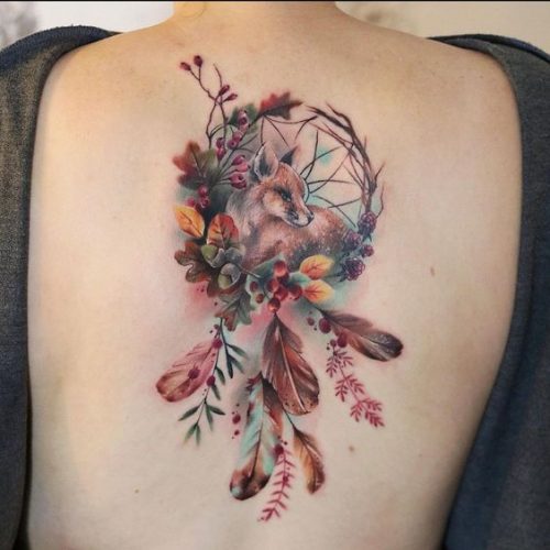 Explore 18 Unique Dreamcatcher Tattoo Designs for  &#8211; Symbolism &#038; Artistic Beauty