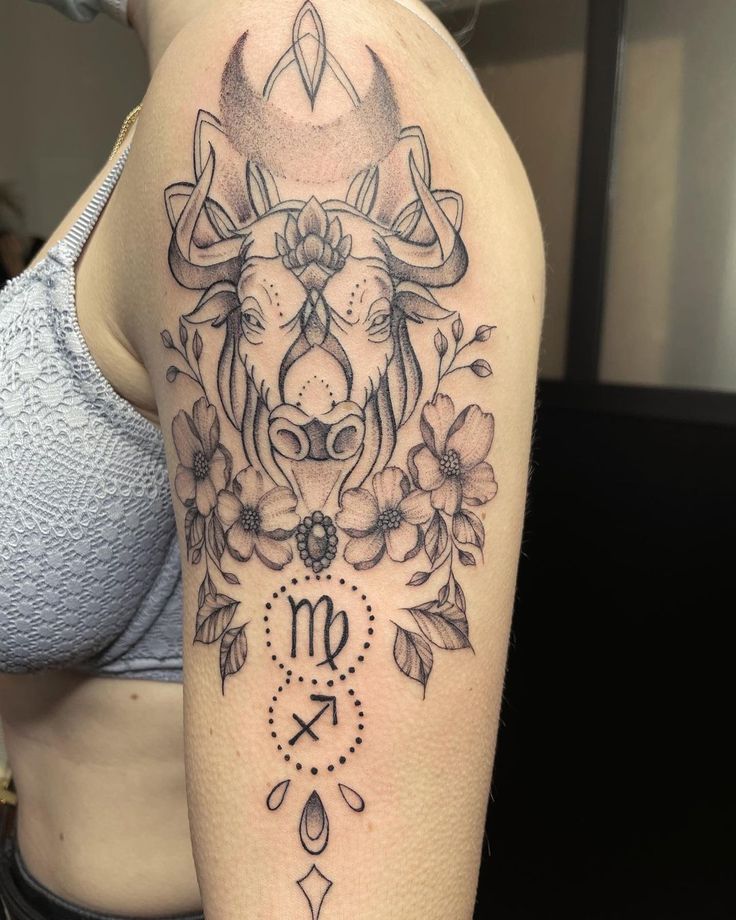 26 Taurus Tattoo Ideas That Perfectly Blend Power, Art, and Zodiac Energy