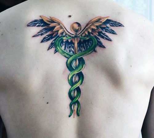 27 Caduceus Tattoo Ideas