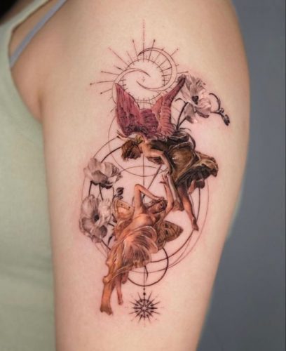 20 Fantasy Tattoo Ideas for : Enchanted Fairies, Fierce Dragons, and Magical Designs