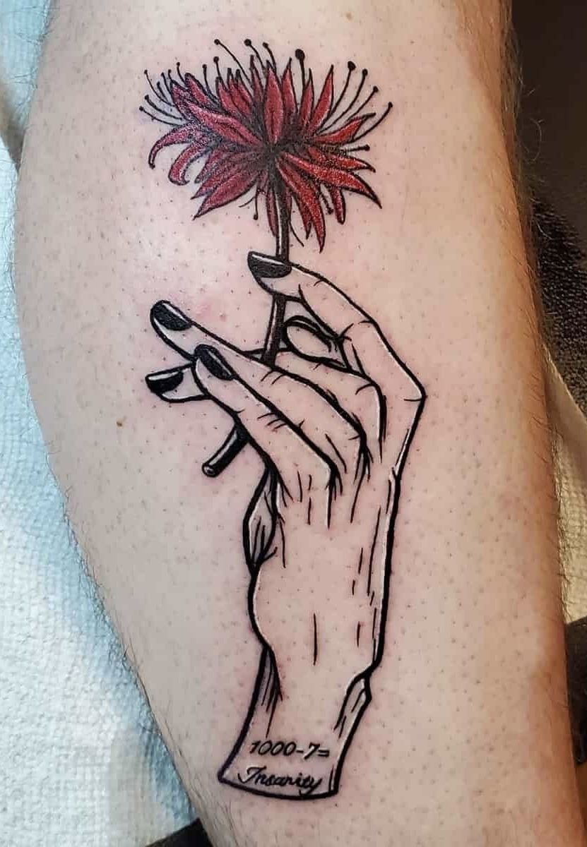 29 Tokyo Ghoul Tattoo Ideas Kaneki Designs, Juuzou Ink, Centipede Tattoos, & Spider Lily Florals