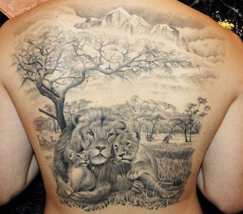 Celebrate the Pride: 24 Lion Family Tattoo Ideas