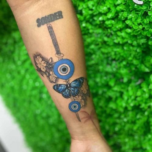 13 Small Evil Eye Tattoo Designs