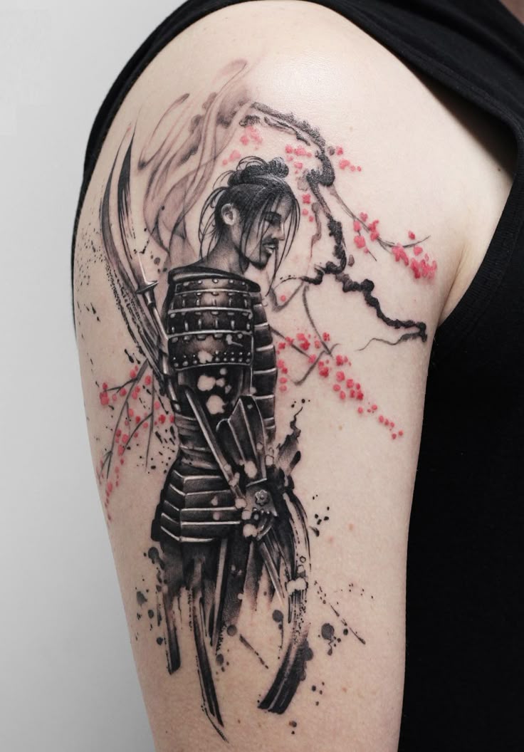 26 Samurai Tattoo Ideas : Traditional Japanese Designs & More for Men s Forearm & Leg Ink