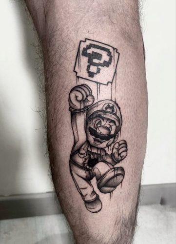 Explore 19 Unique Super Mario Tattoo Designs to Celebrate Your Love for the Iconic Game in