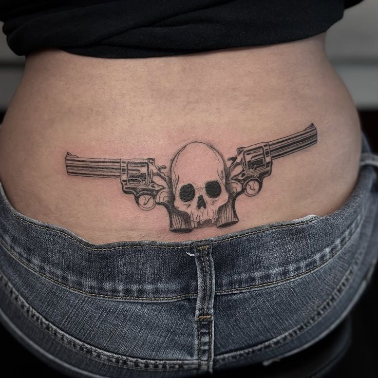 Find Out More on 29 Tramp Stamp Tattoo Ideas : Cute, Dainty, Gothic & Y2K Lower Back Designs